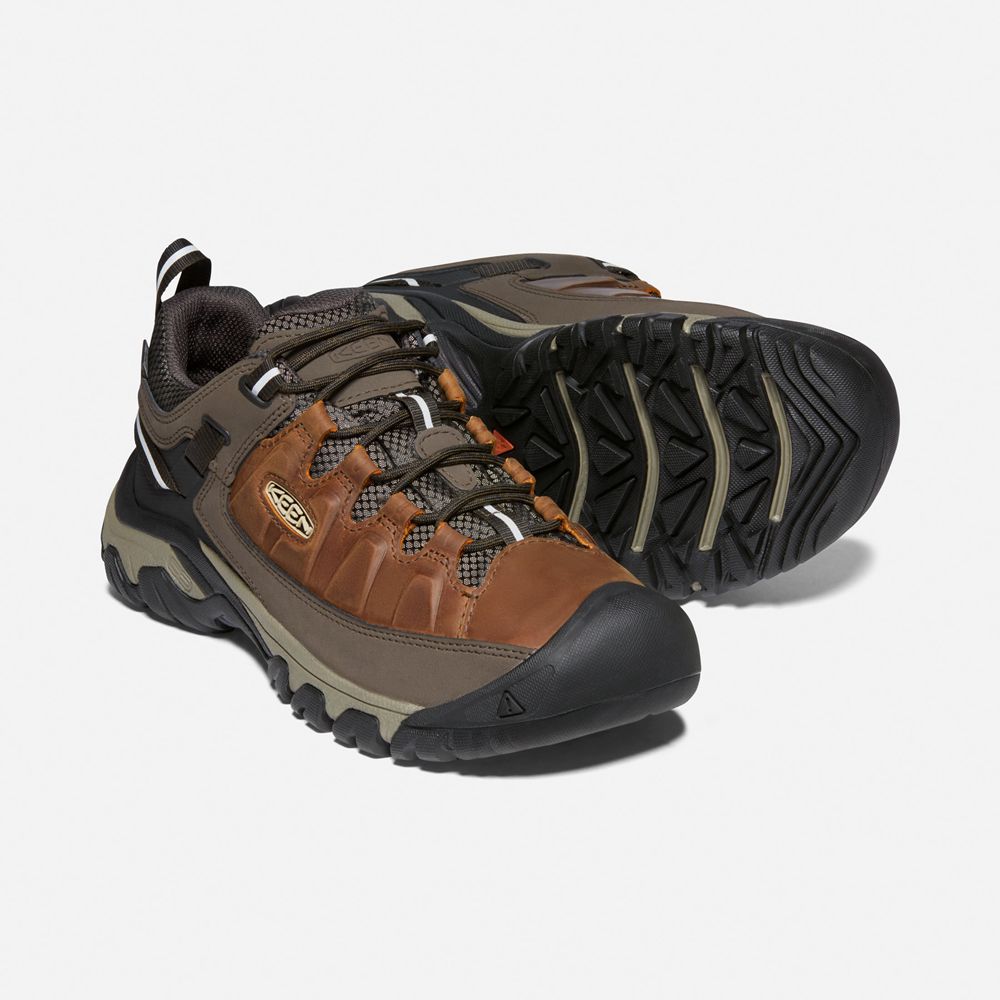 Zapatos de Seguridad Keen Mexico Marrom - Hombre Targhee Iii Waterproof - ZM0563142